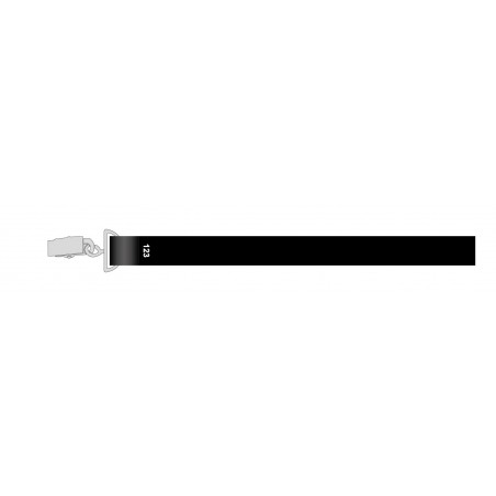 Tour de cou personnalisable avec attache anti-étouffement