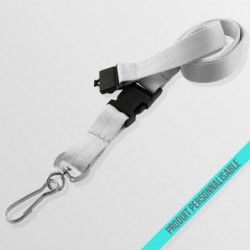 Tour de cou personnalisable avec boucle anti-étouffement
