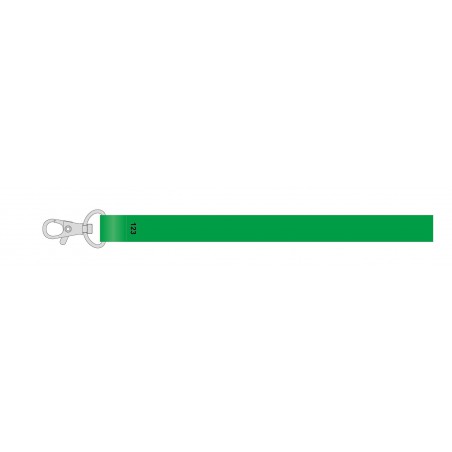 Tour de cou personnalisé avec lanyard plat et mousqueton