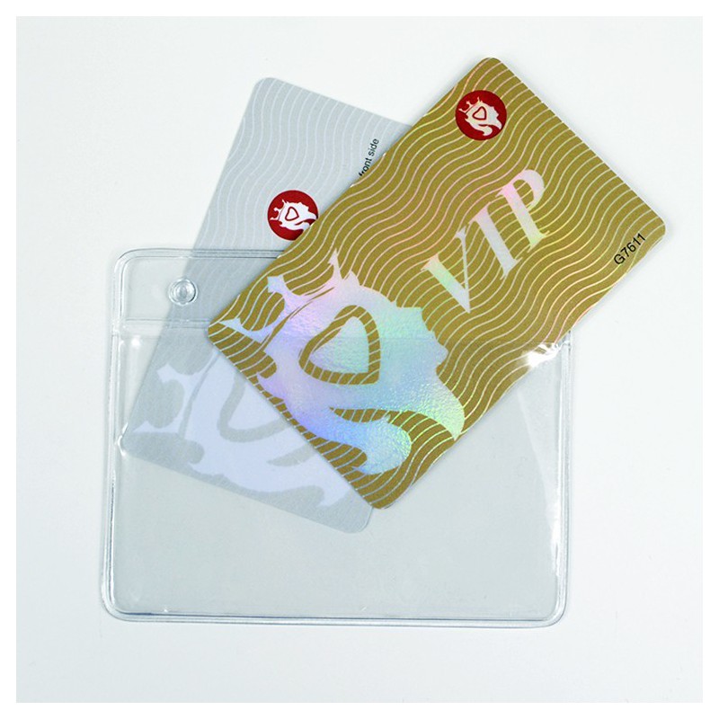 Porte badge souple avec double pochette - 123 Tours de cou