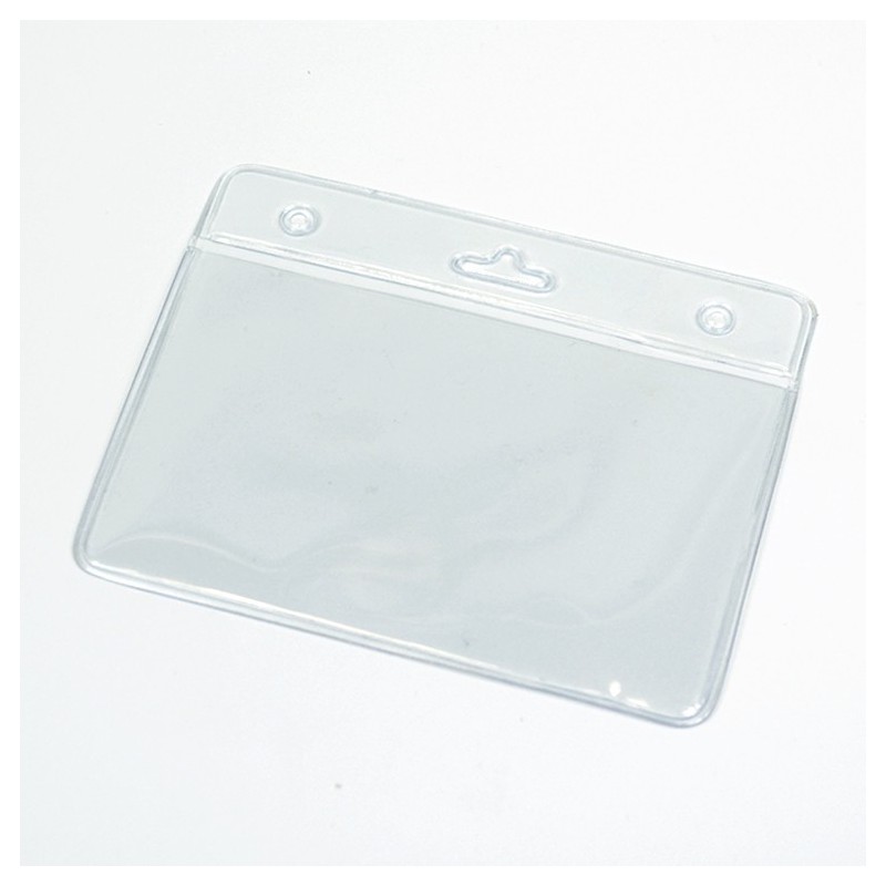 Porte badge souple avec double pochette - 123 Tours de cou