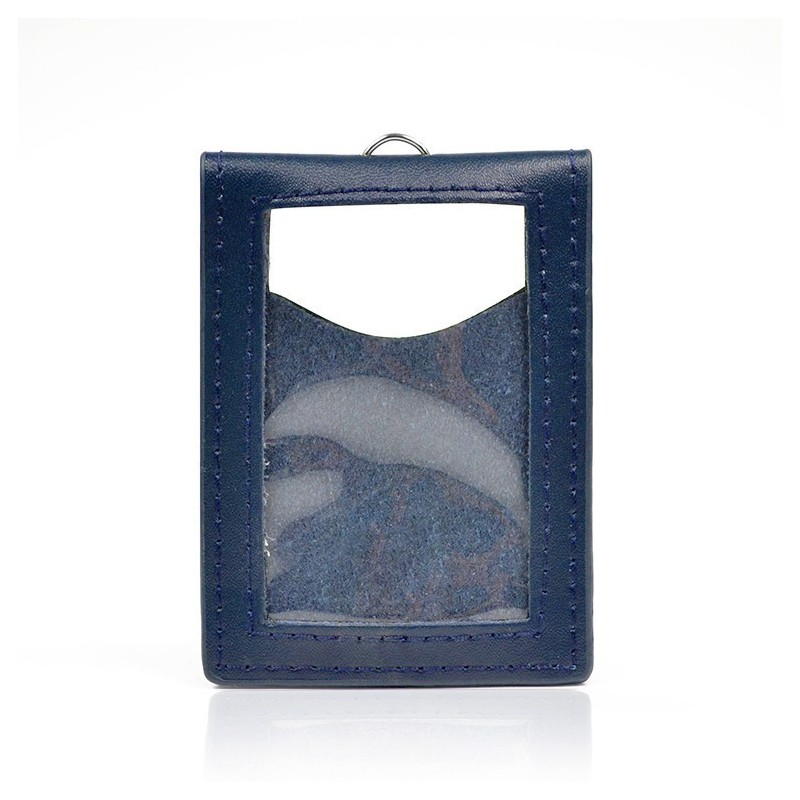 Porte badge fermable avec deux fenêtres  - 123 Tours de cou