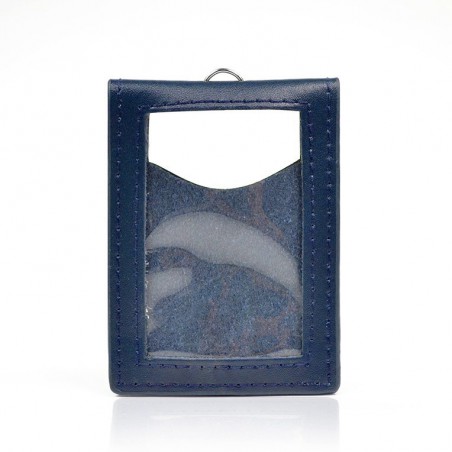 Porte badge fermable avec deux fenêtres  - 123 Tours de cou