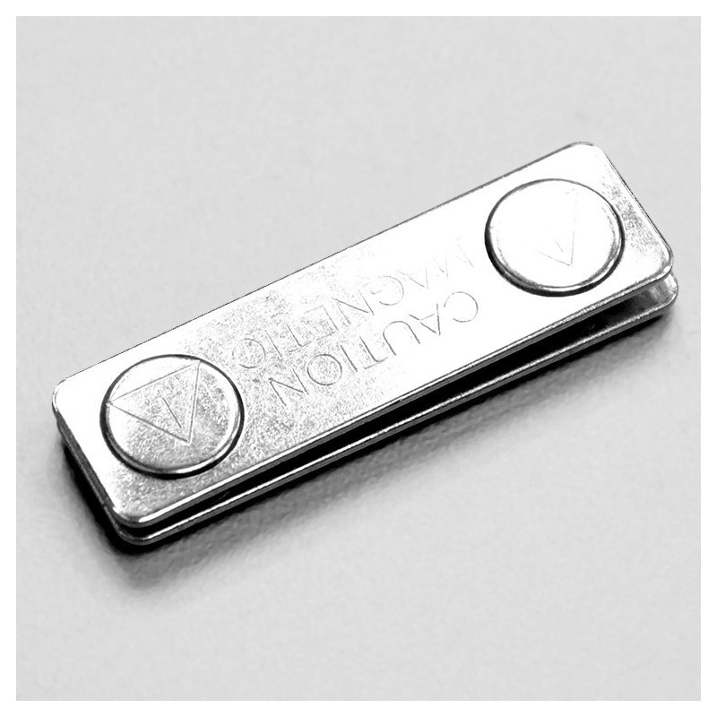Aimant rectangulaire pour badge - 123 Tours de cou