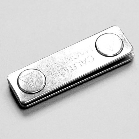 Aimant rectangulaire pour badge - 123 Tours de cou