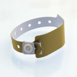 Bracelet vinyle à panneau d'écriture : identification / contrôle