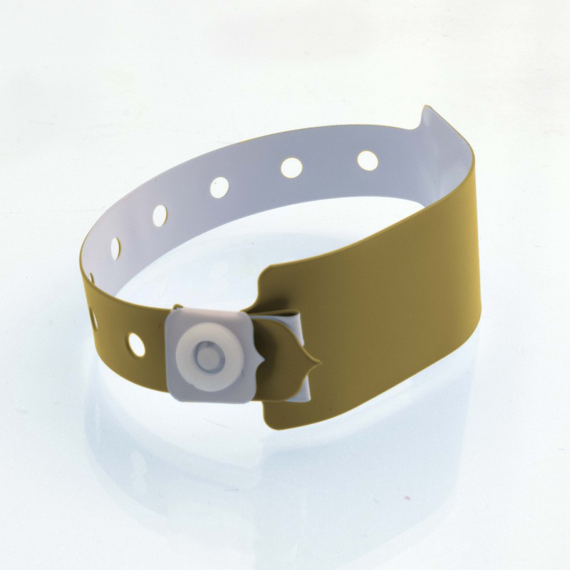 Bracelet vinyle à panneau d'écriture : identification / contrôle