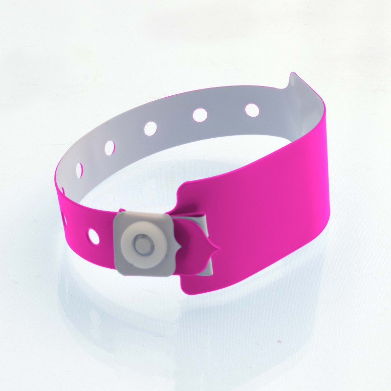 Bracelet vinyle à panneau d'écriture : identification / contrôle