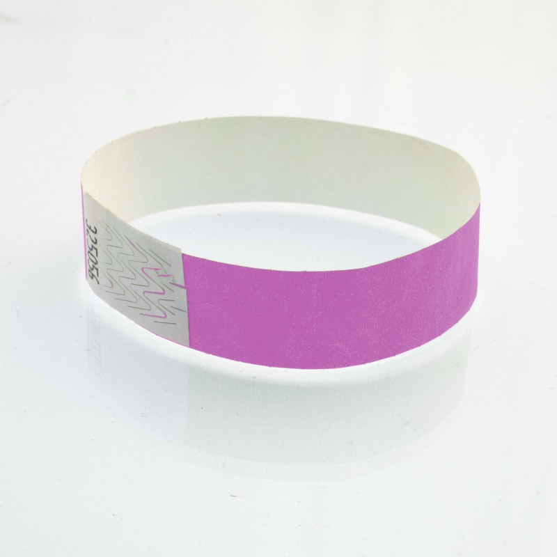 Bracelet tyvek 19 mm : contrôle / identification - 123 Bracelets