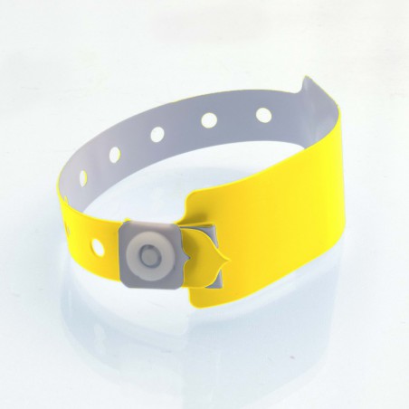 Bracelet vinyle à panneau d'écriture : identification / contrôle