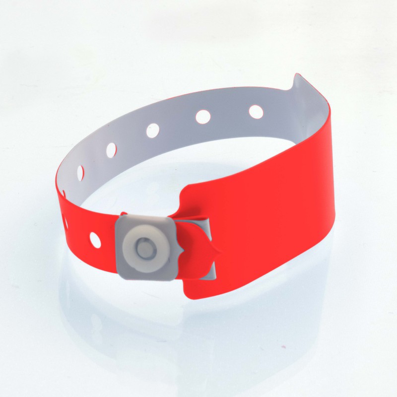 Bracelet vinyle à panneau d'écriture : identification / contrôle