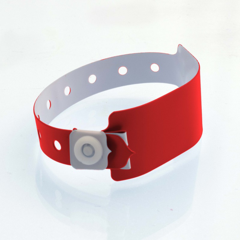 Bracelet vinyle à panneau d'écriture : identification / contrôle