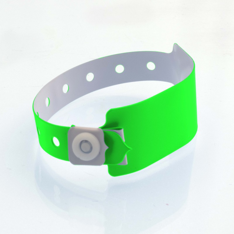 Bracelet vinyle à panneau d'écriture : identification / contrôle