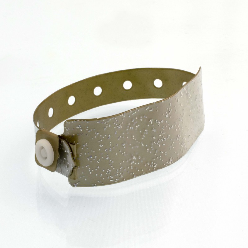 Bracelet vinyle à panneau d'écriture : identification / contrôle