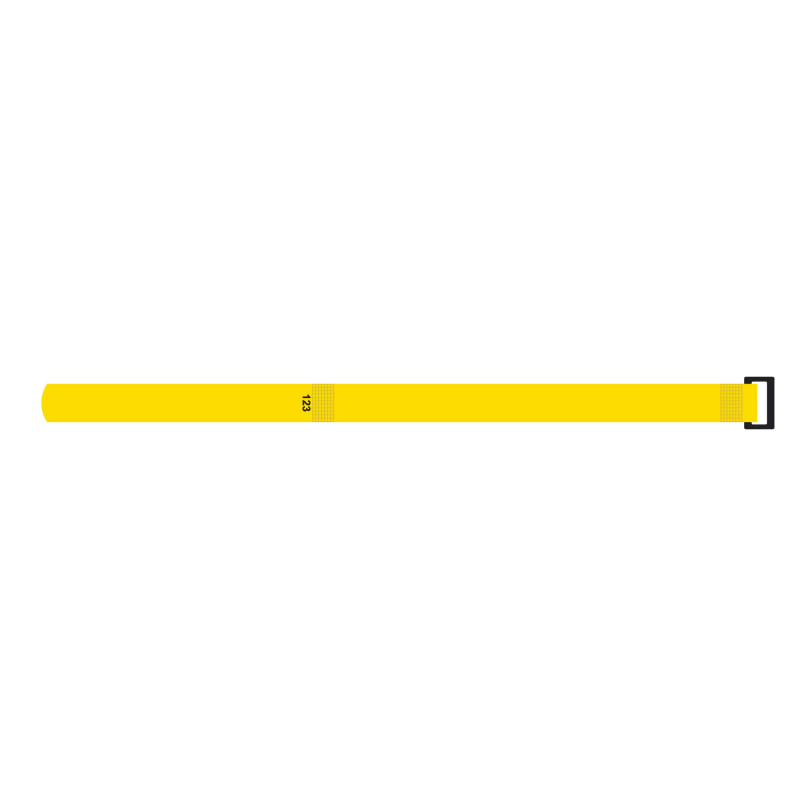 Bracelet velcro personnalisable : 20 millimètres - 123 Bracelets