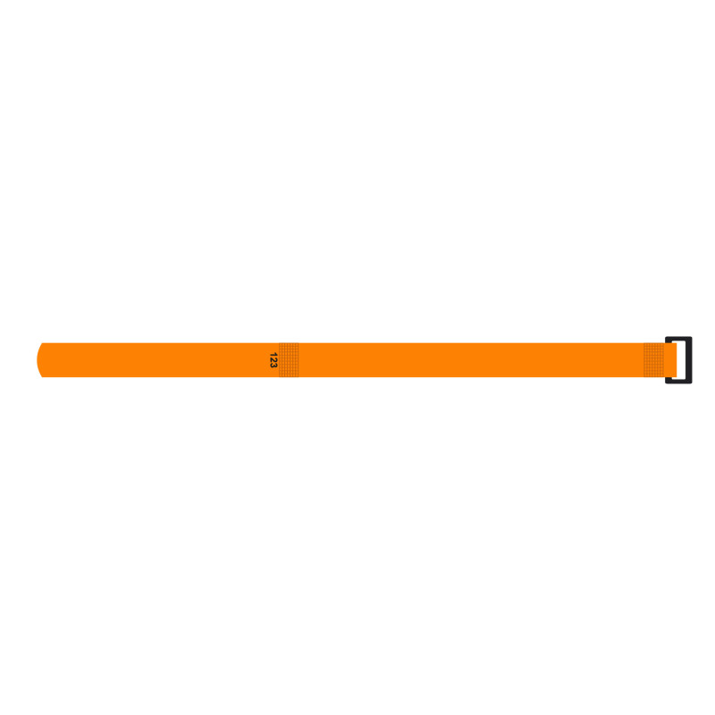 Bracelet velcro personnalisable : 20 millimètres - 123 Bracelets