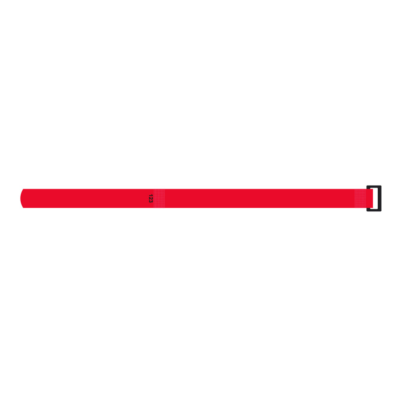 Bracelet velcro personnalisable : 20 millimètres - 123 Bracelets