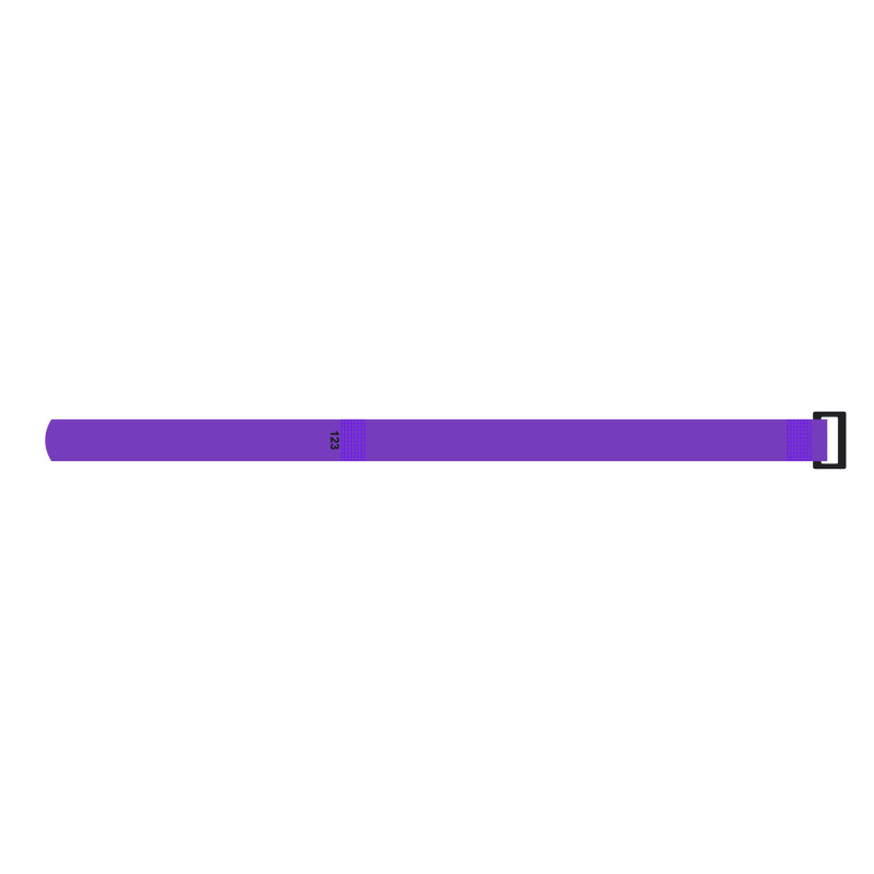 Bracelet velcro personnalisable : 20 millimètres - 123 Bracelets