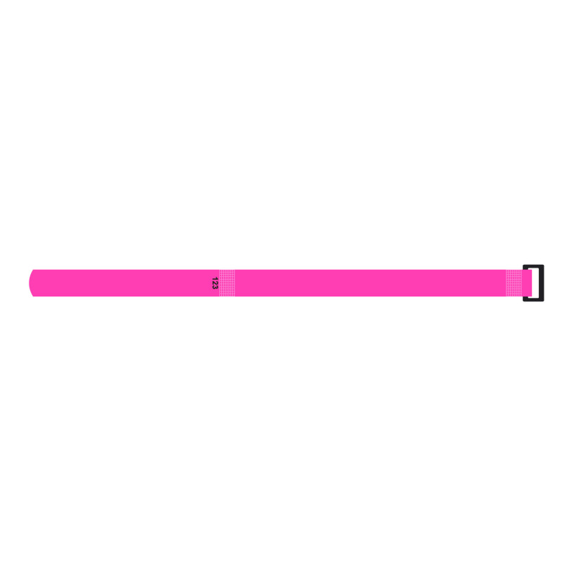Bracelet velcro personnalisable : 20 millimètres - 123 Bracelets