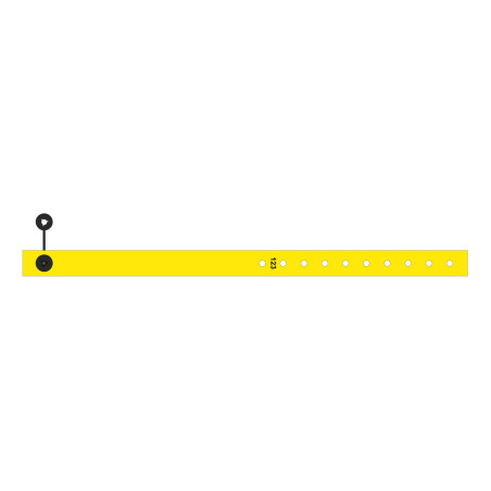 Bracelet personnalisé tissu fermeture clip plastique