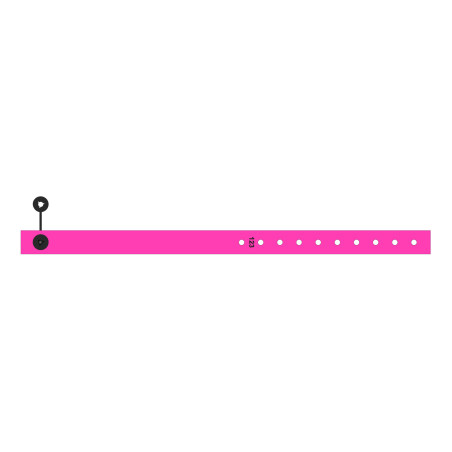 Bracelet personnalisé tissu fermeture clip plastique