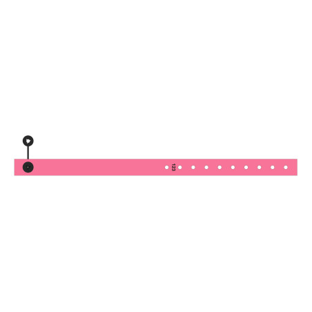 Bracelet personnalisé tissu fermeture clip plastique
