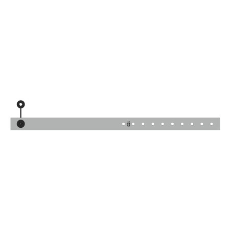Bracelet personnalisé tissu fermeture clip plastique