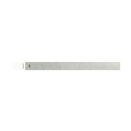 Bracelet tyvek personnalisé : 19 millimètres - 123 Bracelets