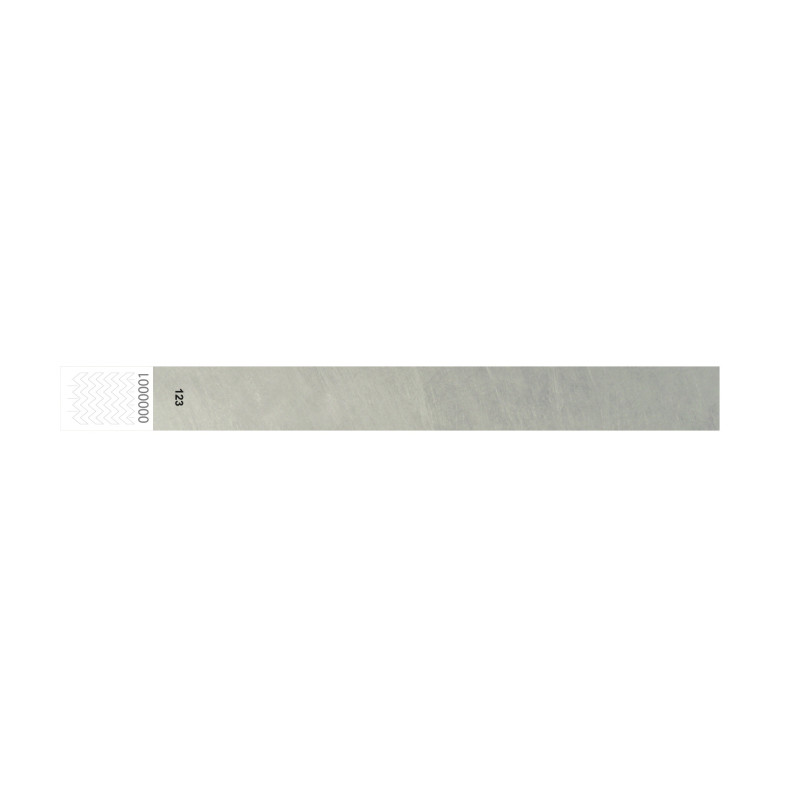 Bracelet tyvek personnalisé : 25 millimètres - 123 Bracelets
