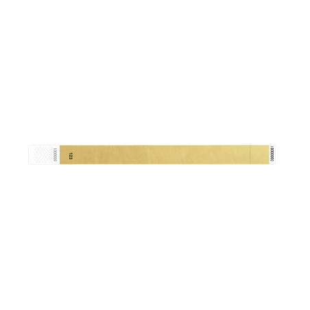 Bracelet tyvek personnalisé 19 mm : coupon détachable - 123 Bracelets