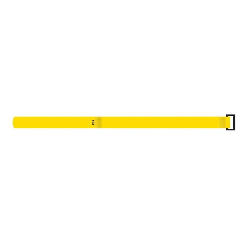 Bracelet velcro personnalisable : 20 millimètres - 123 Bracelets