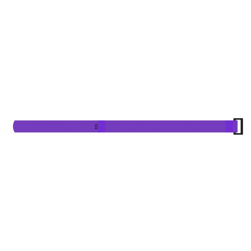 Bracelet velcro personnalisable : 20 millimètres - 123 Bracelets