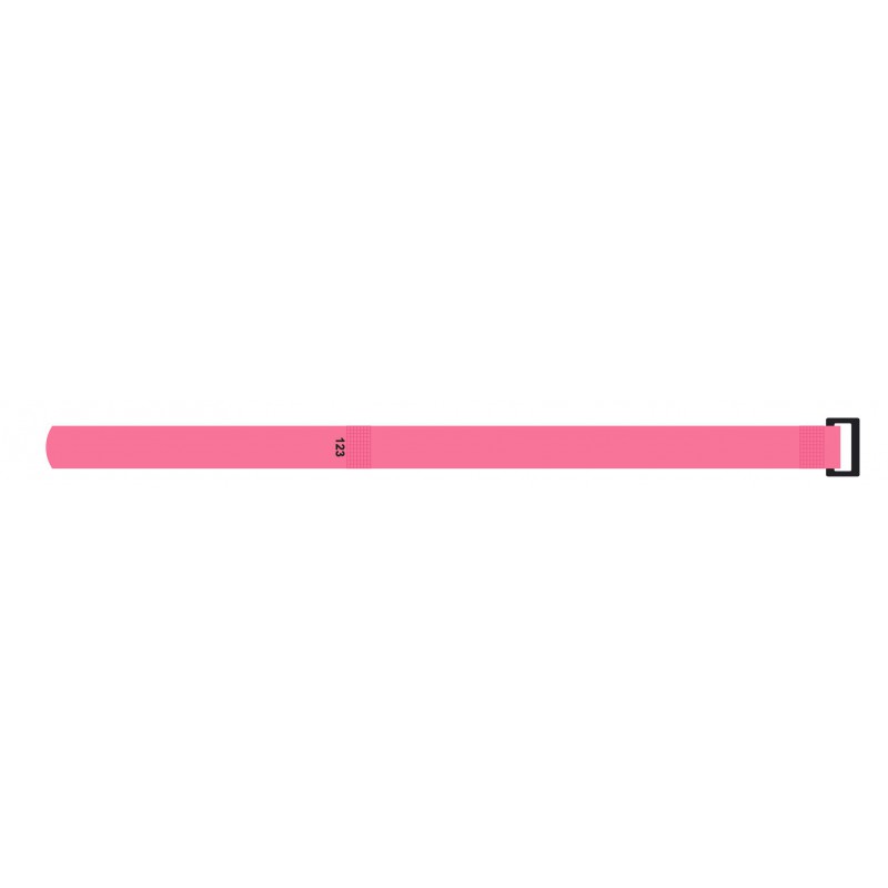 Bracelet velcro personnalisable : 20 millimètres - 123 Bracelets