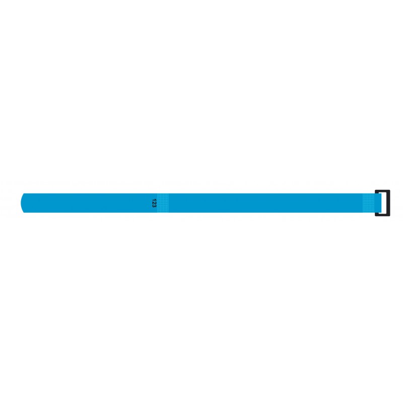 Bracelet velcro personnalisable : 20 millimètres - 123 Bracelets