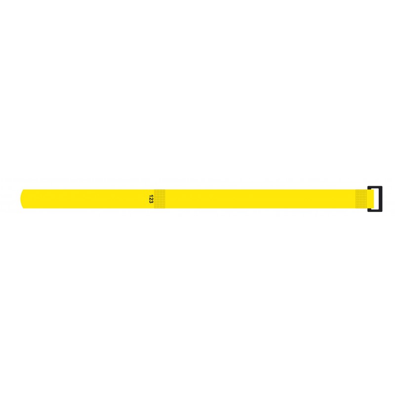 Bracelet velcro personnalisable : 20 millimètres - 123 Bracelets