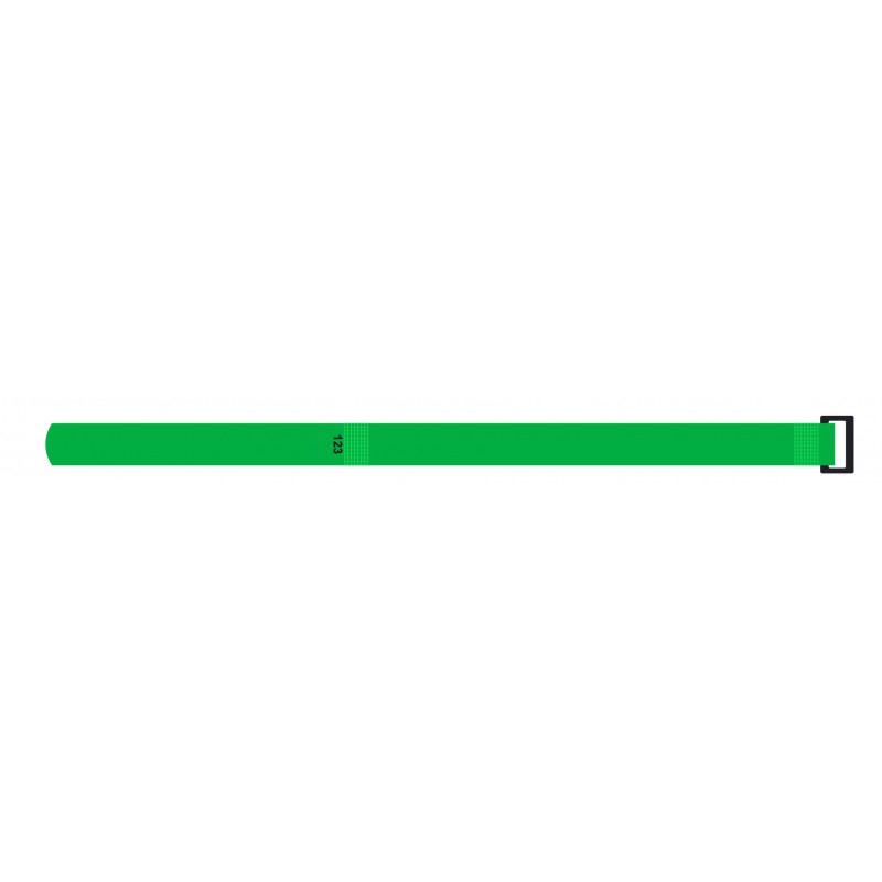 Bracelet velcro personnalisable : 20 millimètres - 123 Bracelets
