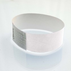 Bracelet tyvek 25 mm : identification / contrôle - 123 Bracelets Bracelet tyvek 25 mm : identification / contrôle - 123 Bracelets