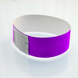 Bracelet tyvek 25 mm : identification / contrôle - 123 Bracelets Bracelet tyvek 25 mm : identification / contrôle - 123 Bracelets