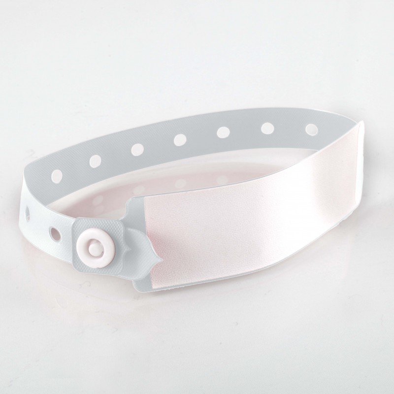 Bracelet a panneau d'écriture adulte : identification hôpital
