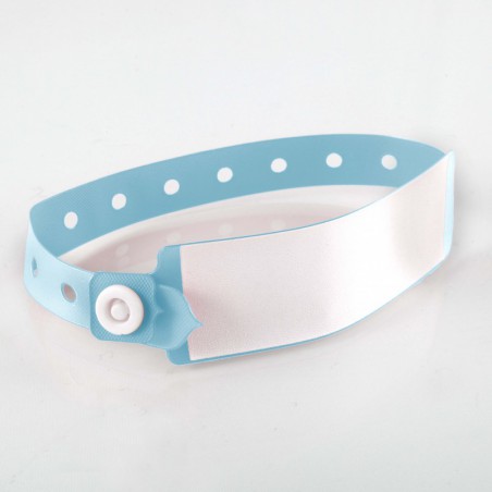 Bracelet a panneau d'écriture adulte : identification hôpital