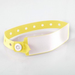 Bracelet a panneau d'écriture adulte : identification hôpital Bracelet a panneau d'écriture adulte : identification hôpital