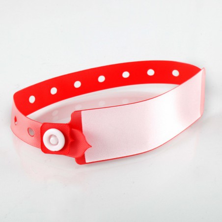 Bracelet a panneau d'écriture adulte : identification hôpital