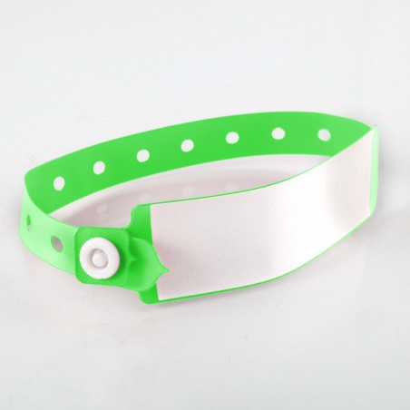 Bracelet a panneau d'écriture adulte : identification hôpital