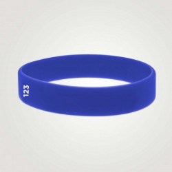 Bracelet silicone personnalisé : taille adulte - 123 Bracelets