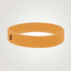Bracelet silicone personnalisé : taille adulte - 123 Bracelets