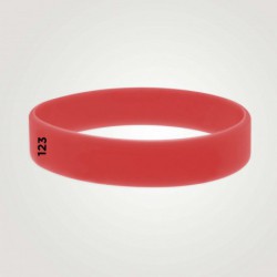 Bracelet silicone personnalisé : taille adulte - 123 Bracelets