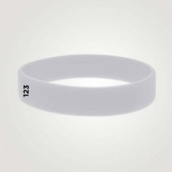 Bracelet silicone personnalisé : taille enfant - 123 Bracelets