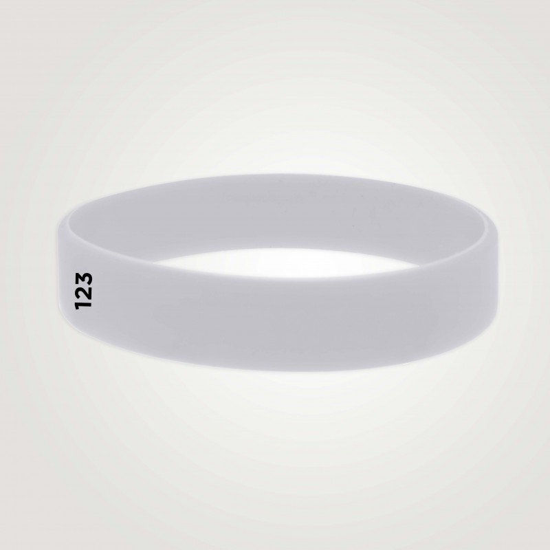 Bracelet silicone personnalisé : taille enfant - 123 Bracelets