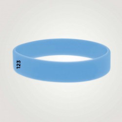 Bracelet silicone personnalisé : taille enfant - 123 Bracelets