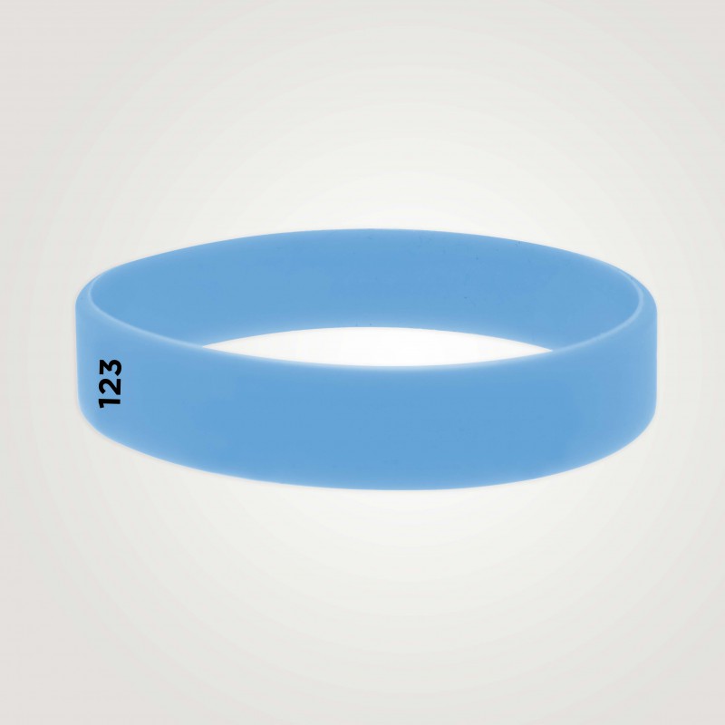 Bracelet silicone personnalisé : taille enfant - 123 Bracelets